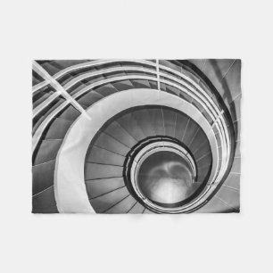 Manta Polar Escalera circular BW