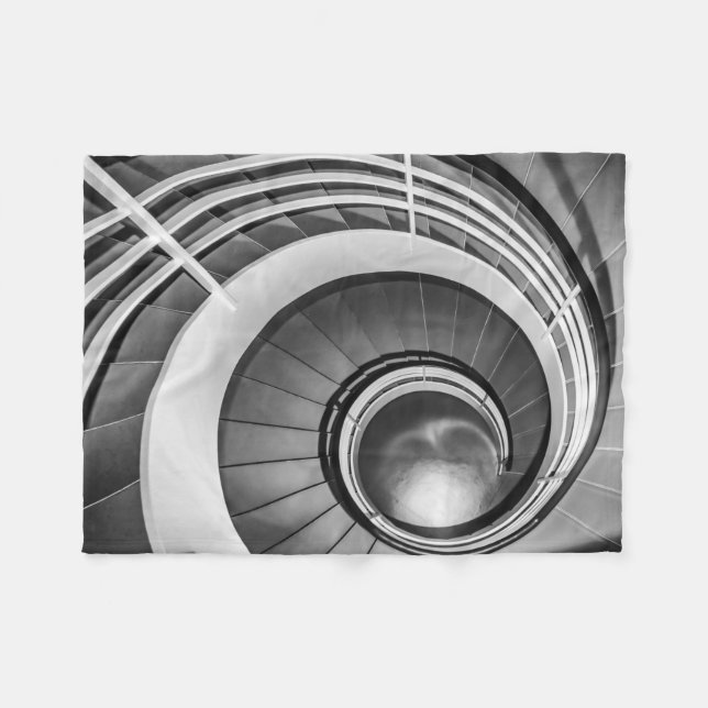 Manta Polar Escalera circular BW (Frente (Horizontal))