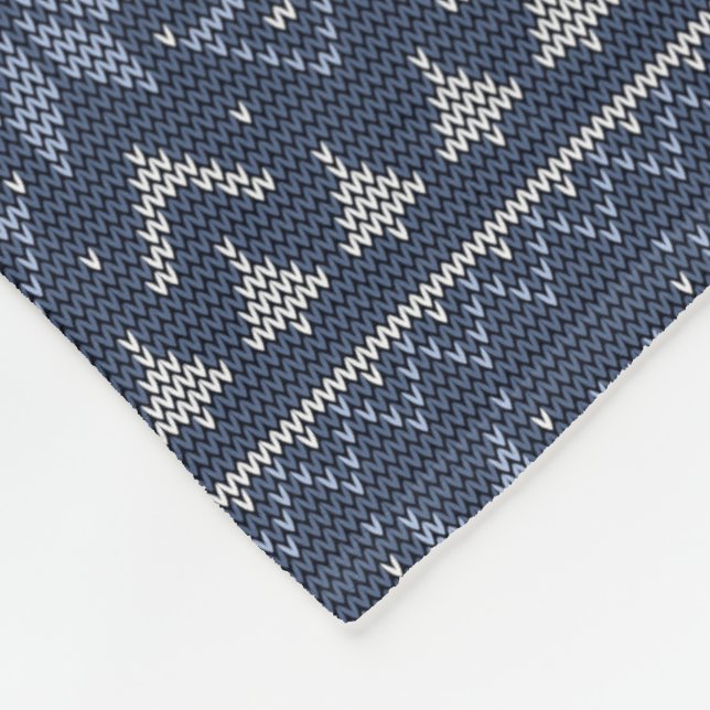 Manta Polar Escandinavo, tejer (Esquina)