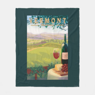 Manta Polar Escena del país de VermontWine