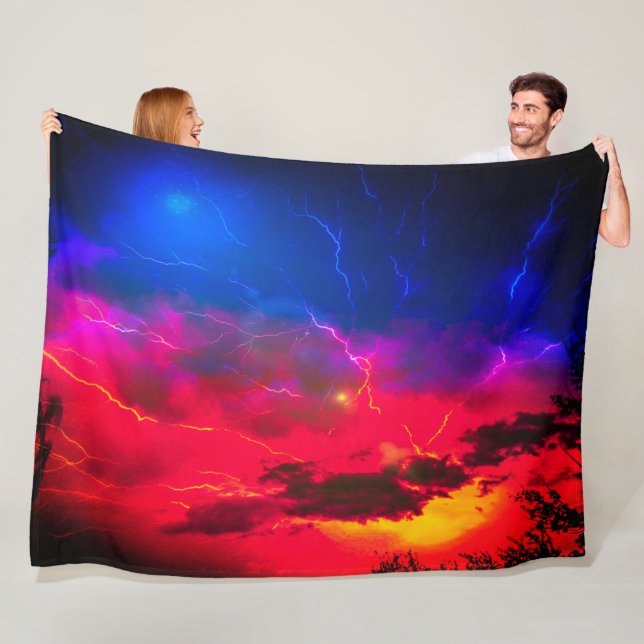 Manta Polar Escena dramática del cielo con relámpagos (In situ)