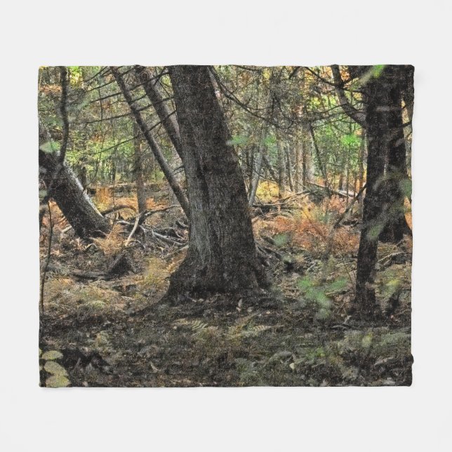 Manta Polar Escenario forestal de otoño (Frente (Horizontal))