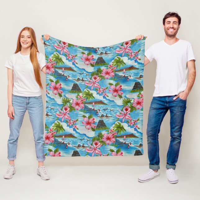 Manta Polar Escenas hawaianas (In situ)