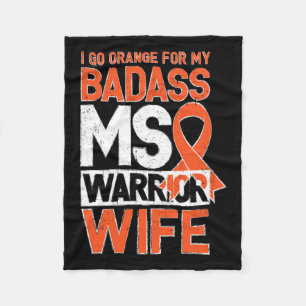 Manta Polar Esclerosis Sra. Awareness Badass Guerrero Esposa