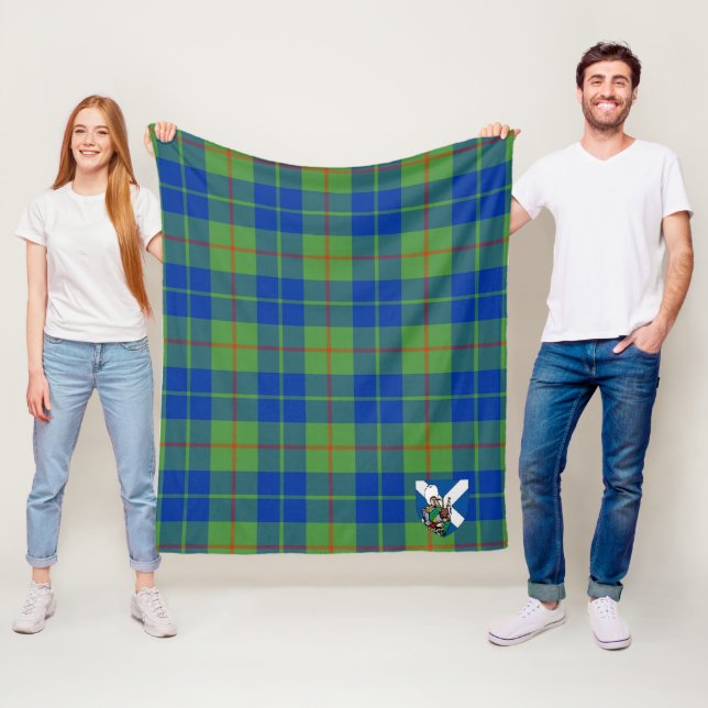 Manta Polar Escocia Caza de Barclays Antiguo Tartán Plaid (In situ)