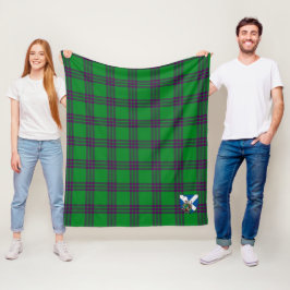 Manta Polar Escocia Caza de Elphinstone Tartán Plaid