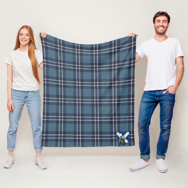 Manta Polar Escocia Earl Of St Andrews Tartan Plaid (In situ)