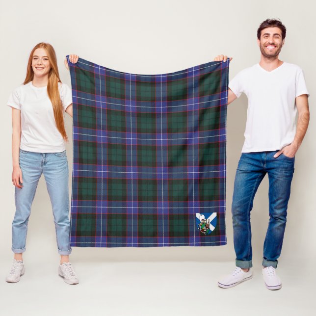 Manta Polar Escocia Guthrie Modern Tartán Plaid (In situ)