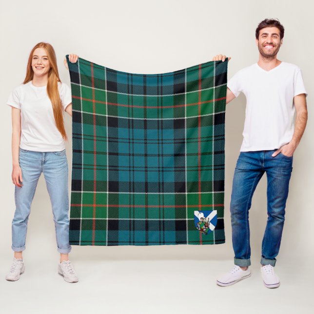 Manta Polar Escocia Kirkpatrick Tartan Plaid (In situ)