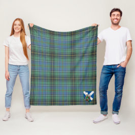 Manta Polar Escocia MacInnes Antiguo Tartán Plaid