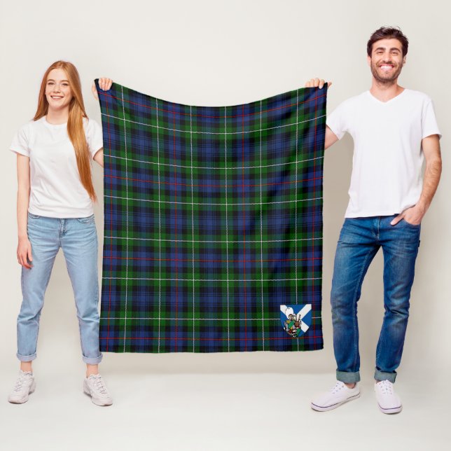Manta Polar Escocia MacKenzie Tartan moderno (In situ)
