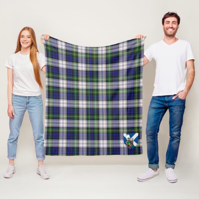 Manta Polar Escocia Meldrum Gordon Vestido Tartan Plaid (In situ)