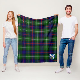 Manta Polar Escocia Sutherland Weathered Tartán Plaid