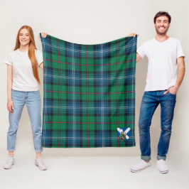 Manta Polar Escocia Urquhart Antiguo Tartán Plaid