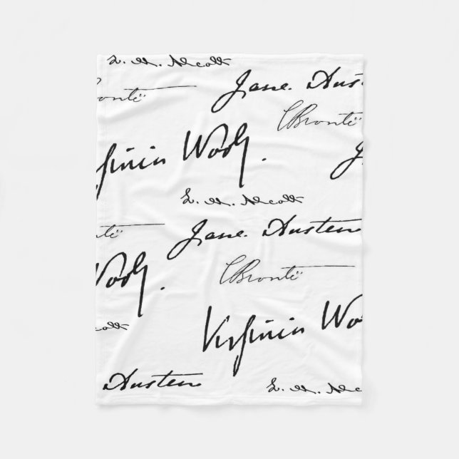 Manta Polar Escritores de las mujeres (Anverso)