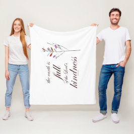 Manta Polar Escritura, Salmo 33, Amabilidad,