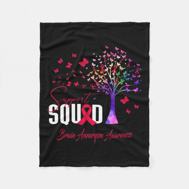 Manta Polar Escuadrón para la Concienciación sobre el Aneurali (Anverso)