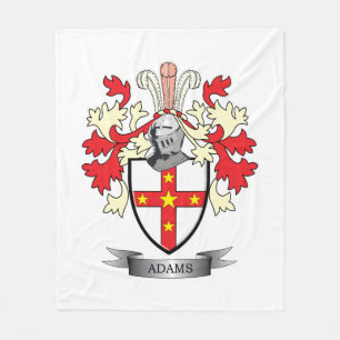 Manta Polar Escudo de armas de Adams
