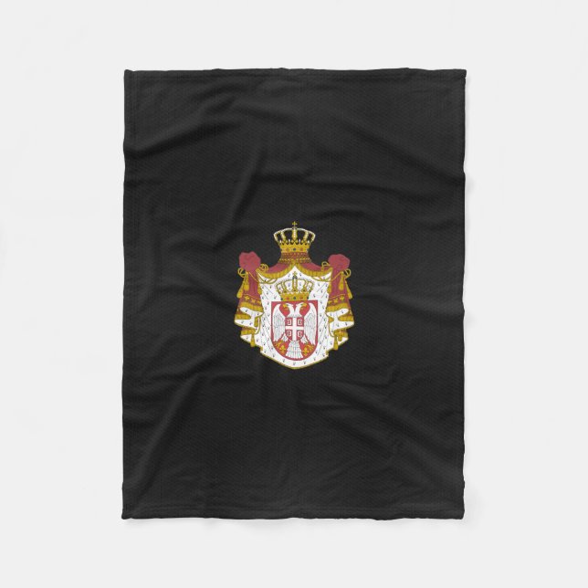 Manta Polar Escudo de armas de Serbia (Anverso)