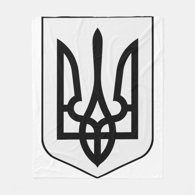 Manta Polar Escudo de armas de Ucrania (Anverso)