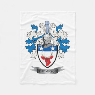 Manta Polar Escudo de armas del escudo de la familia de