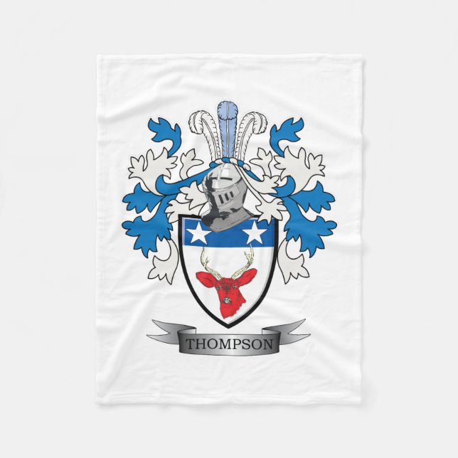 Manta Polar Escudo de armas del escudo de la familia de (Anverso)