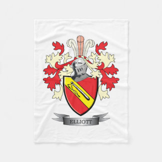Manta Polar Escudo de armas del escudo de la familia de