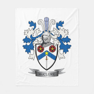 Manta Polar Escudo de armas del escudo de la familia de