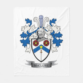 Manta Polar Escudo de armas del escudo de la familia de