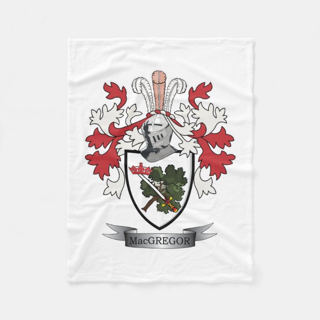 Manta Polar Escudo de armas del escudo de la familia de (Anverso)