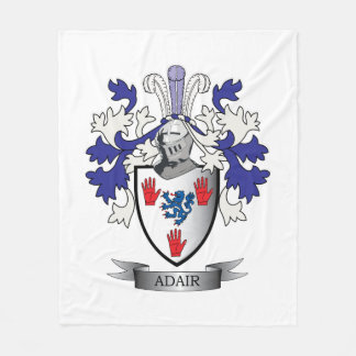 Manta Polar Escudo de armas del escudo de la familia de Adair