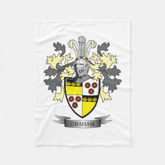 Manta Polar Escudo de armas del escudo de la familia de Graham