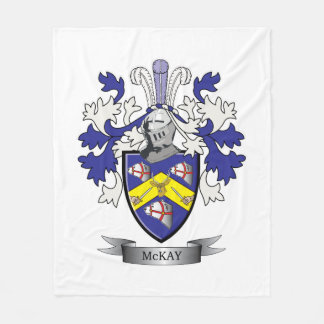Manta Polar Escudo de armas del escudo de la familia de McKay