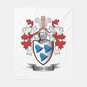 Manta Polar Escudo de armas del escudo de la familia del