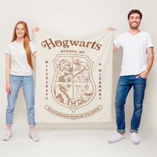Manta Polar Escudo de la Escuela de Magia y Hechicería HOGWART