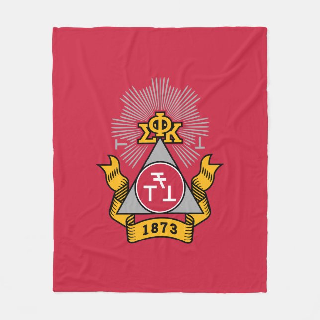 Manta Polar Escudo de Phi Sigma Kappa (Anverso)
