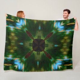 Manta Polar Escudo tribal nativo americano Mandala Quilt