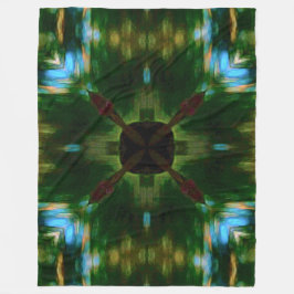 Manta Polar Escudo tribal nativo americano Mandala Quilt
