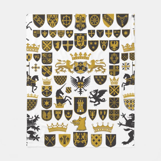 Manta Polar ESCUDOS HERALDRY y Símbolos (Anverso)