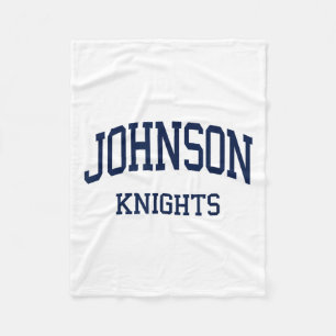 Manta Polar Escuela Secundaria Johnson Hizo Deportes Retro Gai