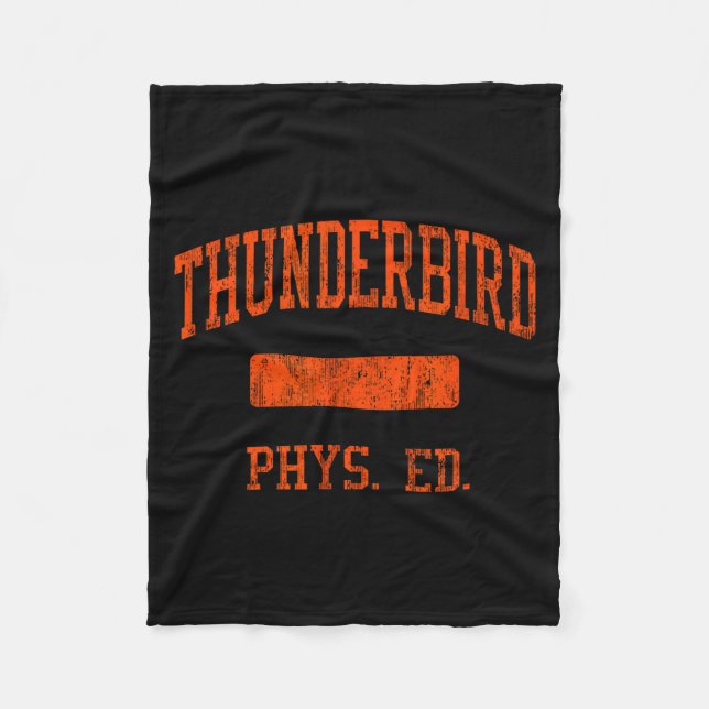 Manta Polar Escuela Secundaria Thunderbird Hs Pcute Ss Cute Ss (Anverso)