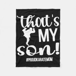 Manta Polar Ese es mi hijo orgulloso karate Mom Karate Mama