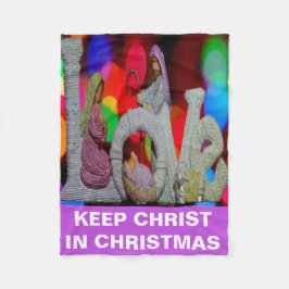 Manta Polar Esencia de Navidades con amor por la escena de la 