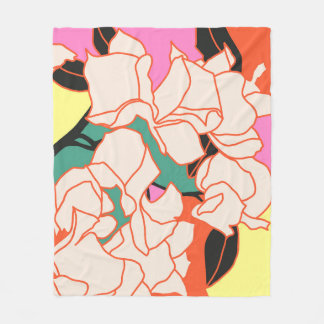 Manta Polar Esencia rosa de Bougainvillea