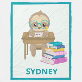 Manta Polar Eslogan lindo en la escuela personalizada