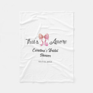 Manta Polar eso es amor ducha de novia rosa arco retro boho no