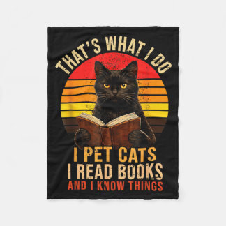 Manta Polar Eso Es Lo Que Hago Yo Acaricio Gatos Leo Libros Y