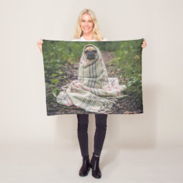 Manta Polar Espacio en blanco personalizado del paño grueso y