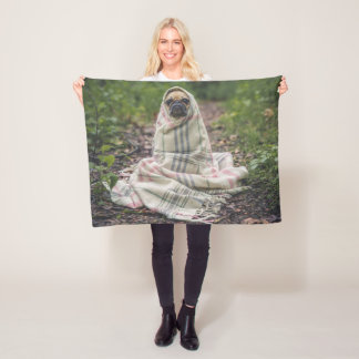 Manta Polar Espacio en blanco personalizado del paño grueso y