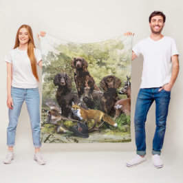 Manta Polar Españoles alemanes ( Deutscher Wachtelhund )